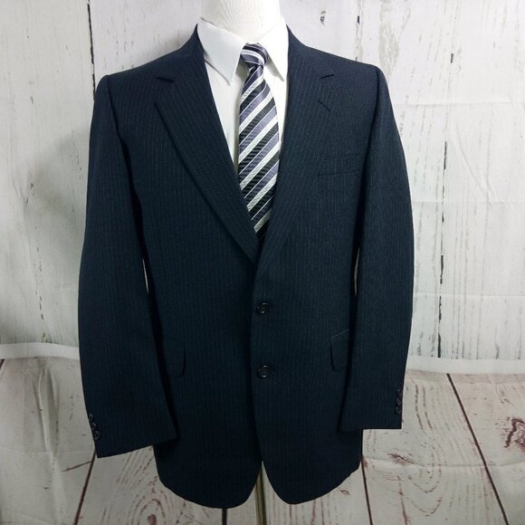 Mark Alexander The Jones Store Blue Suit Blazer Sp - Picture 1 of 10